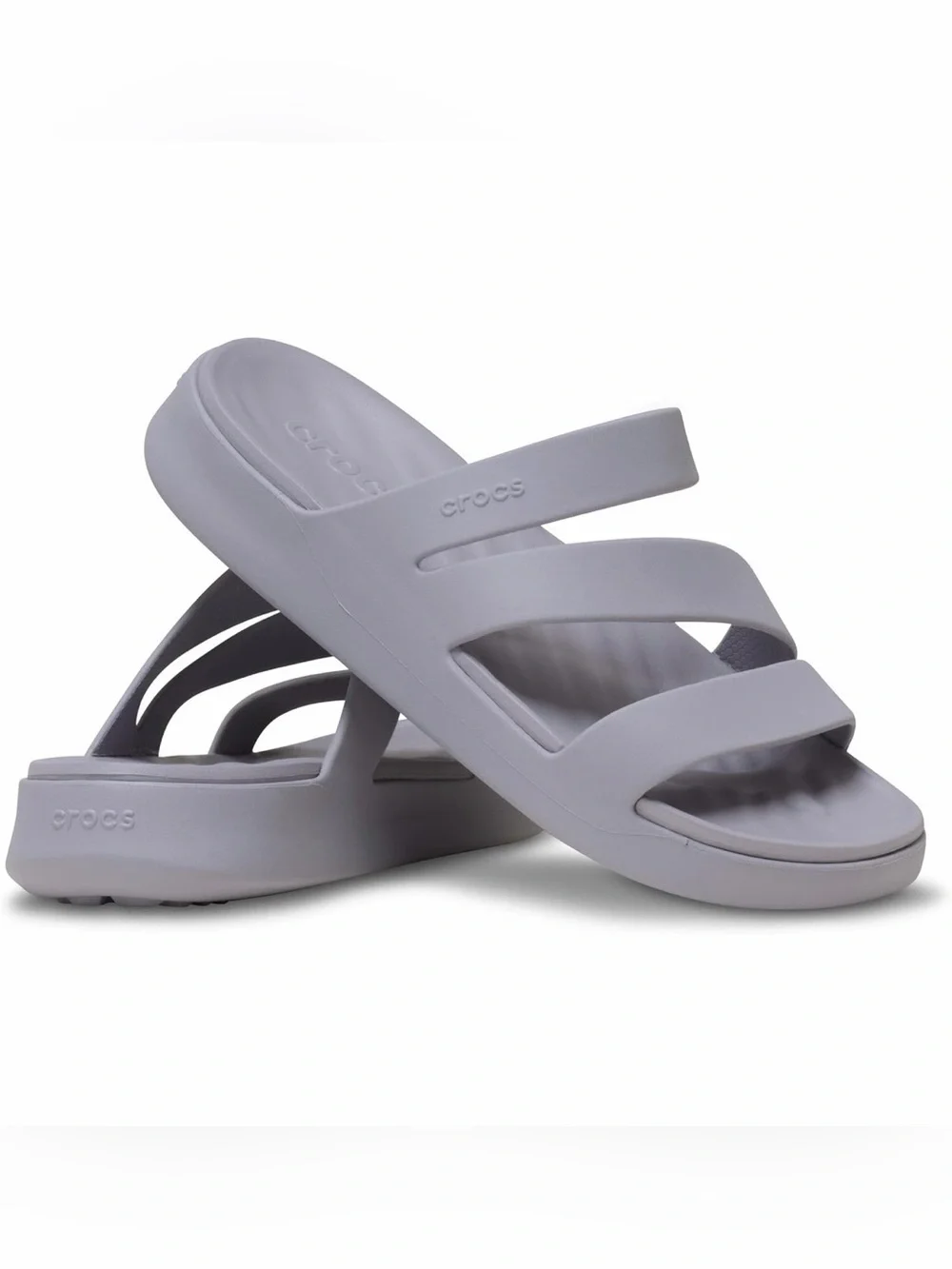 CROCS Women's Triple-Strap Getaway Sandal - Lavender - Size 6 - Picture 4 of 8
